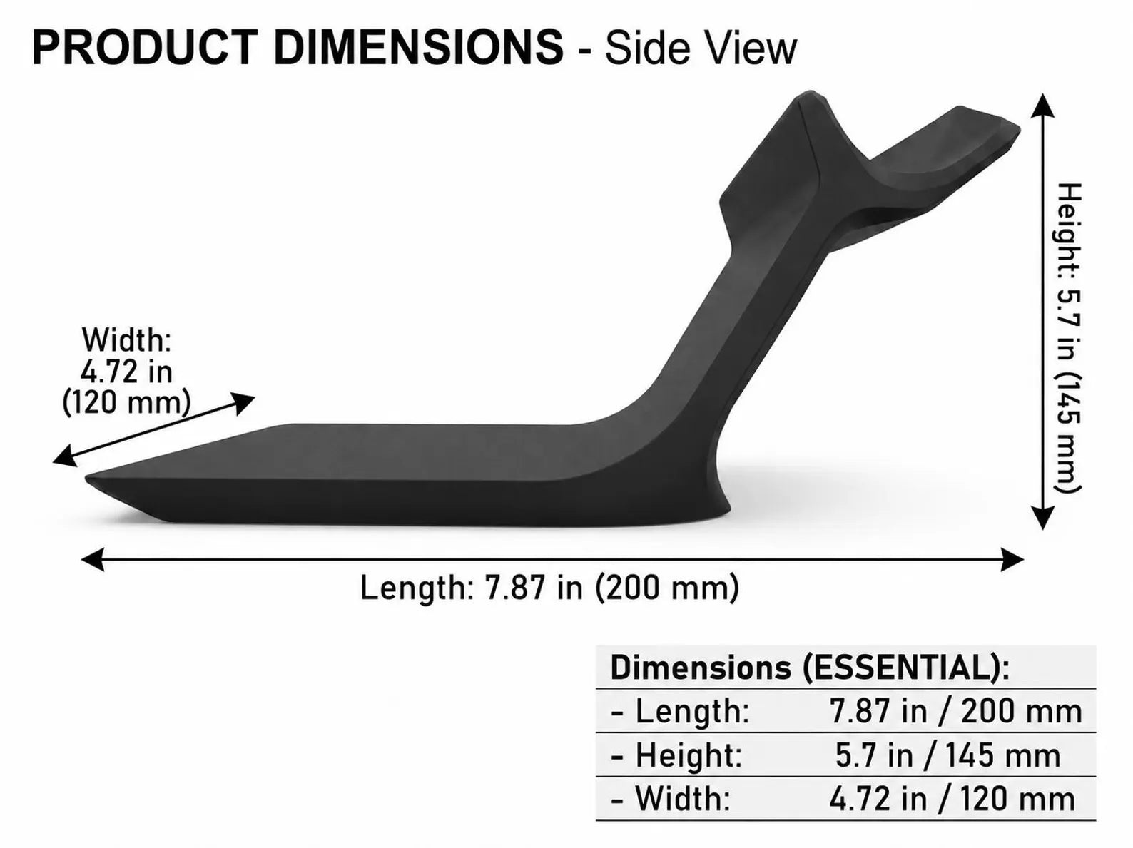 Curved Ergonomic Notebook Elevator, Sleek Desktop Riser To Optimize Posture And Improve Surface Ventilation