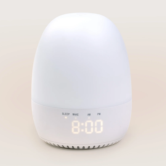 Kid-Friendly Sleep Training Night Lamp, Multi-Tone White Noise Light Clock With Custom Rest & Wake Timers