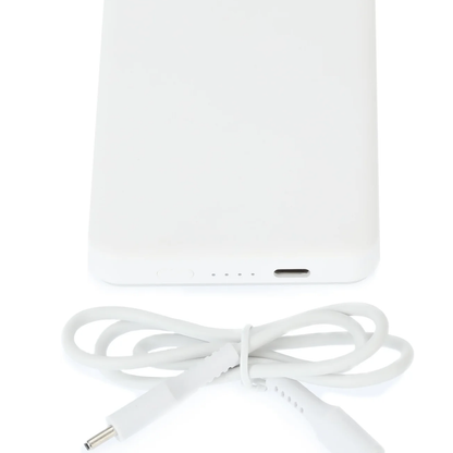 Slim Magnetic Wireless External Battery Pack, Lightweight Pocket-Sized Charger With Visible Power Level Indicators Power Bank