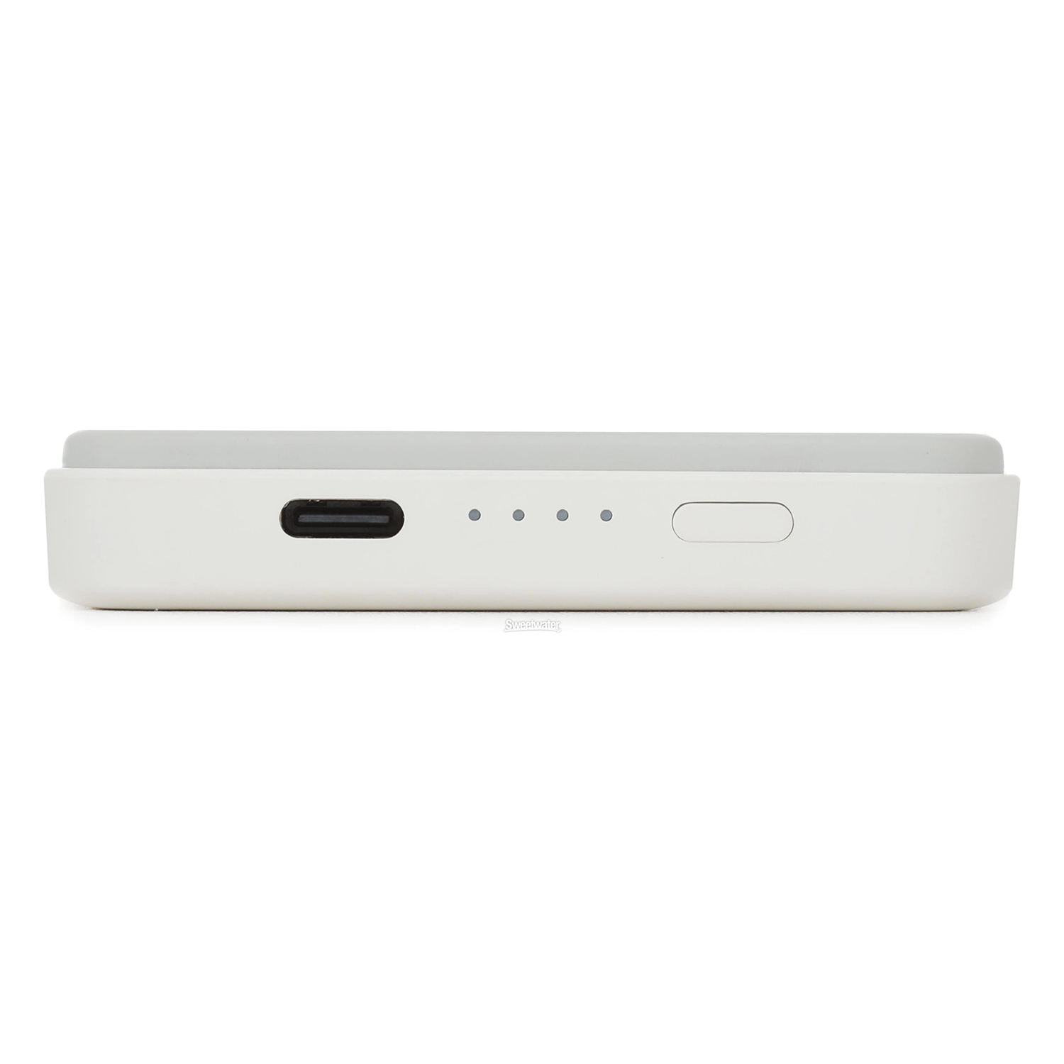 Slim Magnetic Wireless External Battery Pack, Lightweight Pocket-Sized Charger With Visible Power Level Indicators Power Bank
