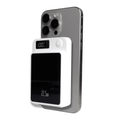 Compact Magnetic Power Bank Pack, Multi-Output Portable Charger With Digital Screen And Embedded Connecting Cable