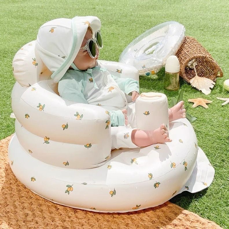 Portable Inflatable Baby Dining Chair For Bathing And Swimming